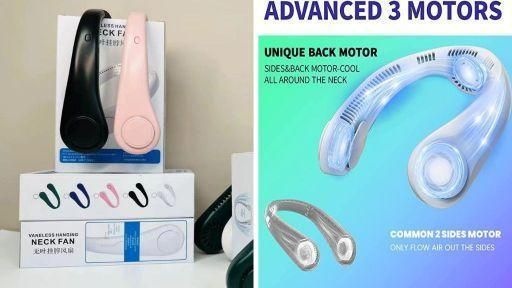 Stay Cool Anywhere with the Ultimate Hands-Free Neck Fan!