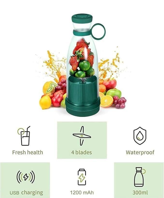 Blend Fresh, Anytime, Anywhere β The Ultimate Portable Juice Blender!ππ₯€