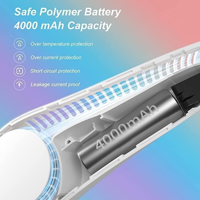 Stay Cool Anywhere with the Ultimate Hands-Free Neck Fan!