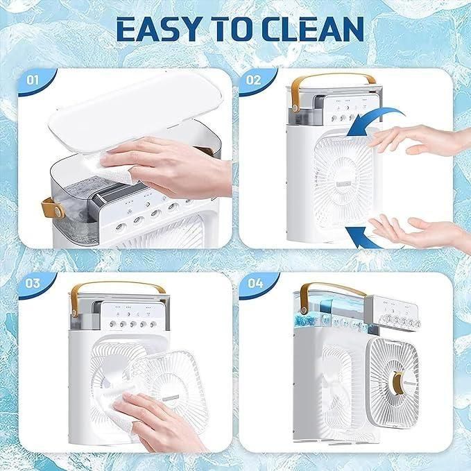 🌬️ Stay Cool Anywhere with the Multifunction Water Spray Mist Fan ❄️