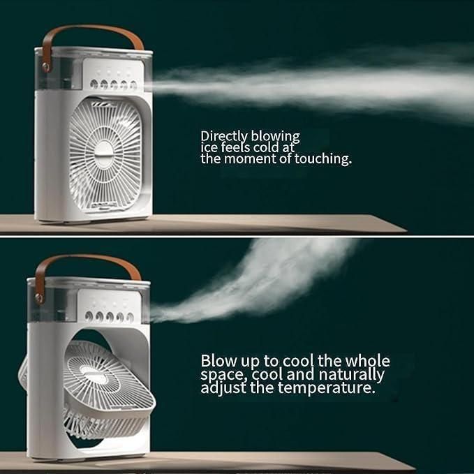 🌬️ Stay Cool Anywhere with the Multifunction Water Spray Mist Fan ❄️