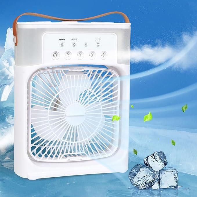 🌬️ Stay Cool Anywhere with the Multifunction Water Spray Mist Fan ❄️