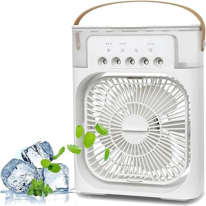 🌬️ Stay Cool Anywhere with the Multifunction Water Spray Mist Fan ❄️