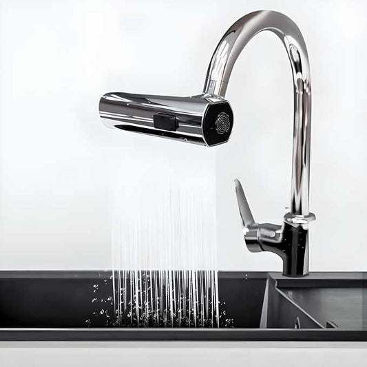 3 in 1 360 Degree Waterfall Kitchen Faucet, Touch Faucet, Extender for Kitchen Sink